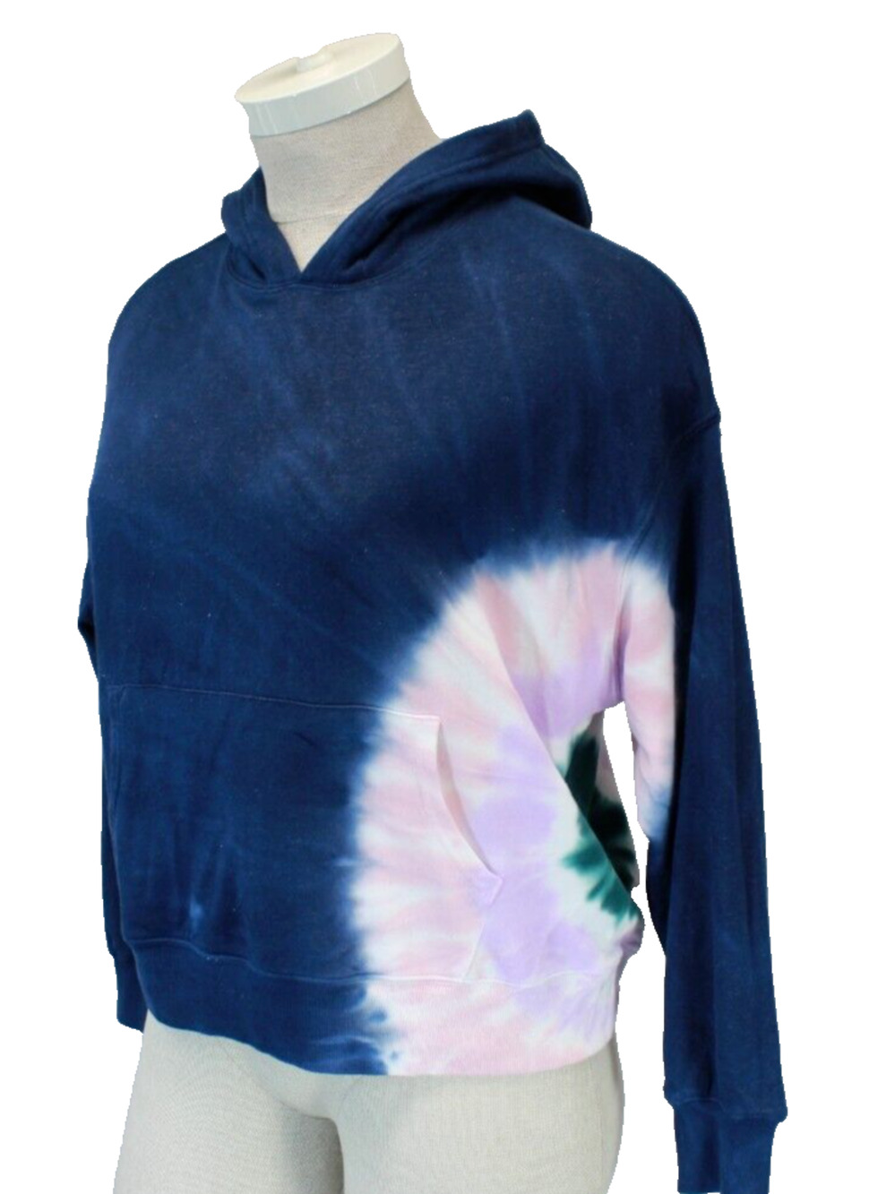 New WildFox Wild Fox french terry hoodie sweater with pockets Tie Dye Large $126